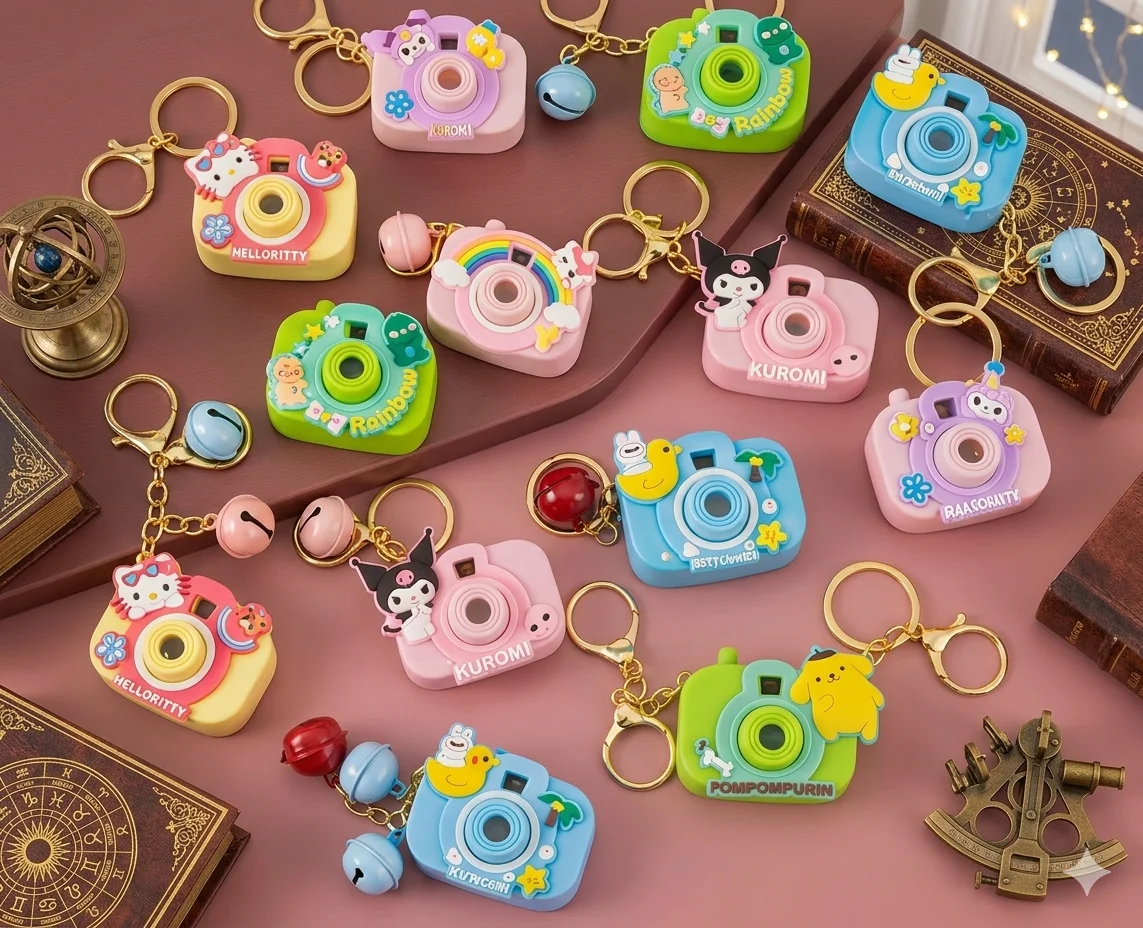 Camera Projector Keychains