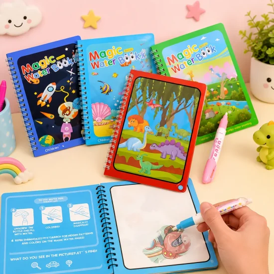 Magic Water Colouring Book