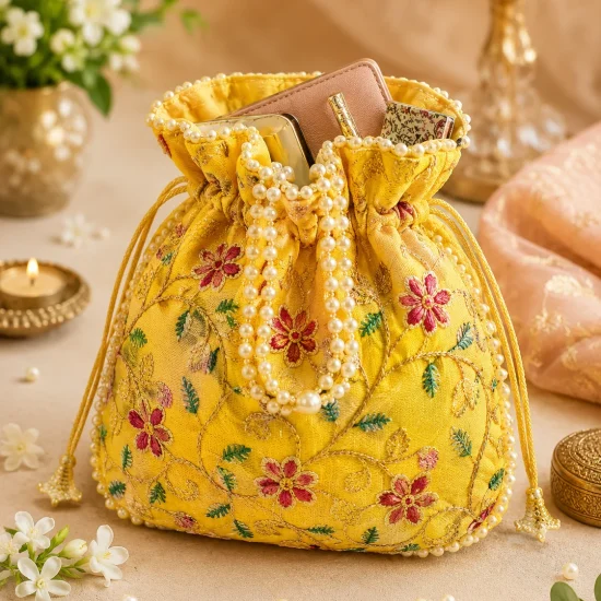 Embroidered Potli Bags