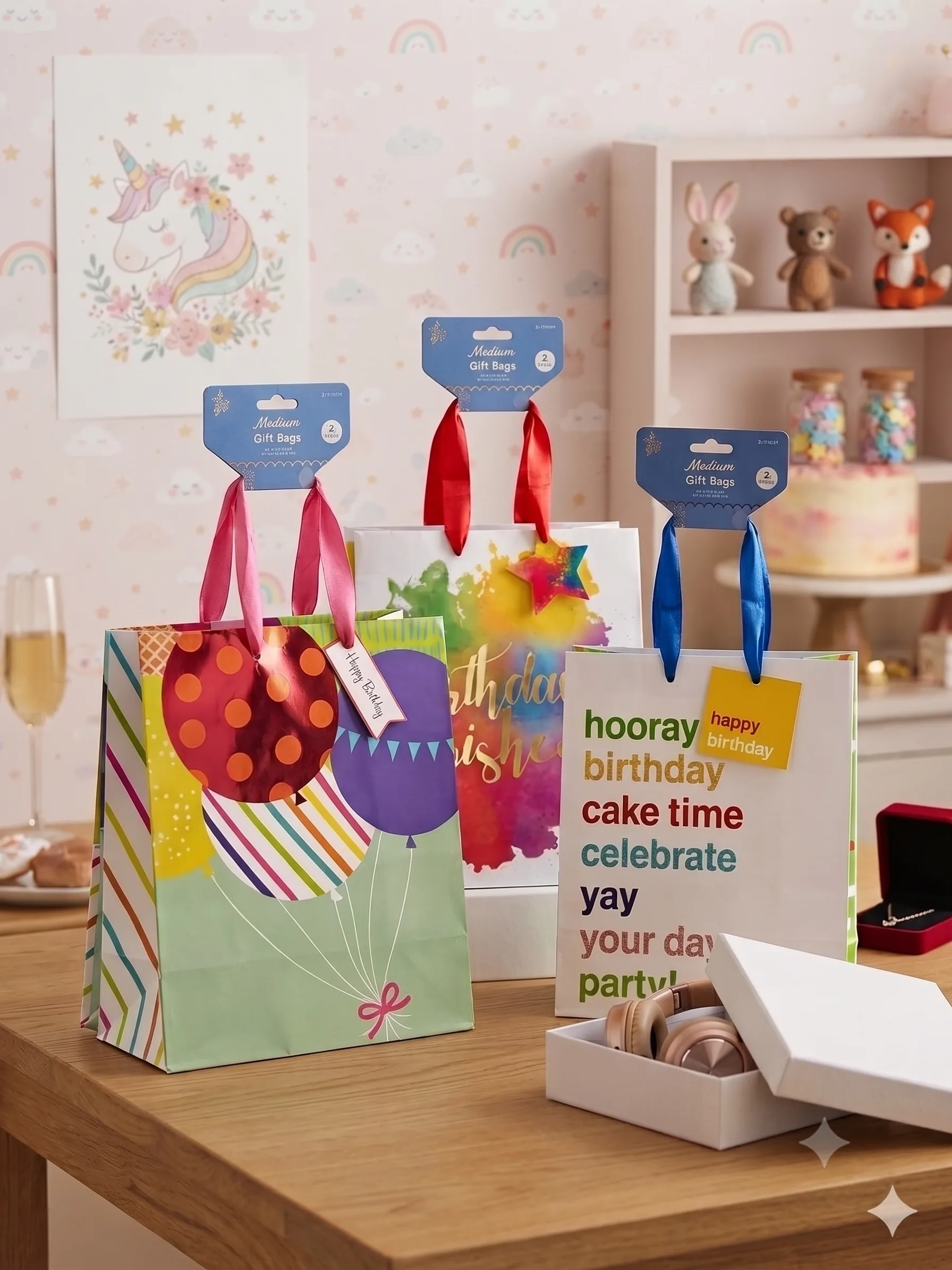 Celestaire Color Pop Paper Bags
