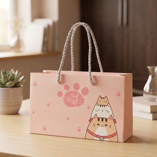 Pink Paper Gift Bag