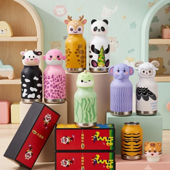 Animal Themed Steel Bottles